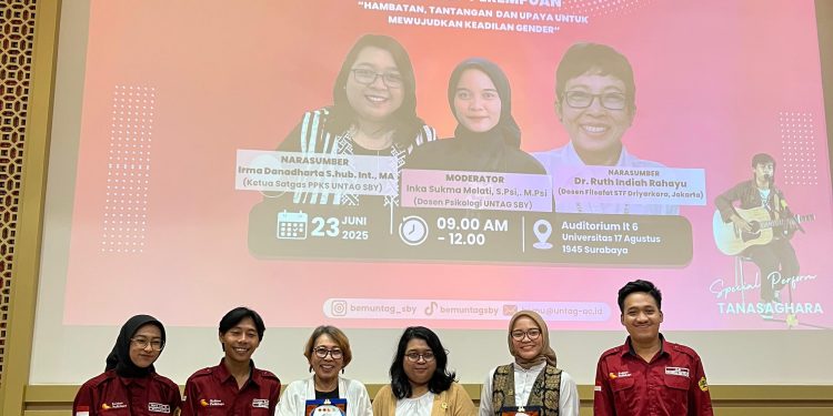 Badan Eksekutif Mahasiswa (BEM) Universitas 17 Agustus 1945 Surabaya sukses menyelenggarakan kegiatan Sekolah Perempuan